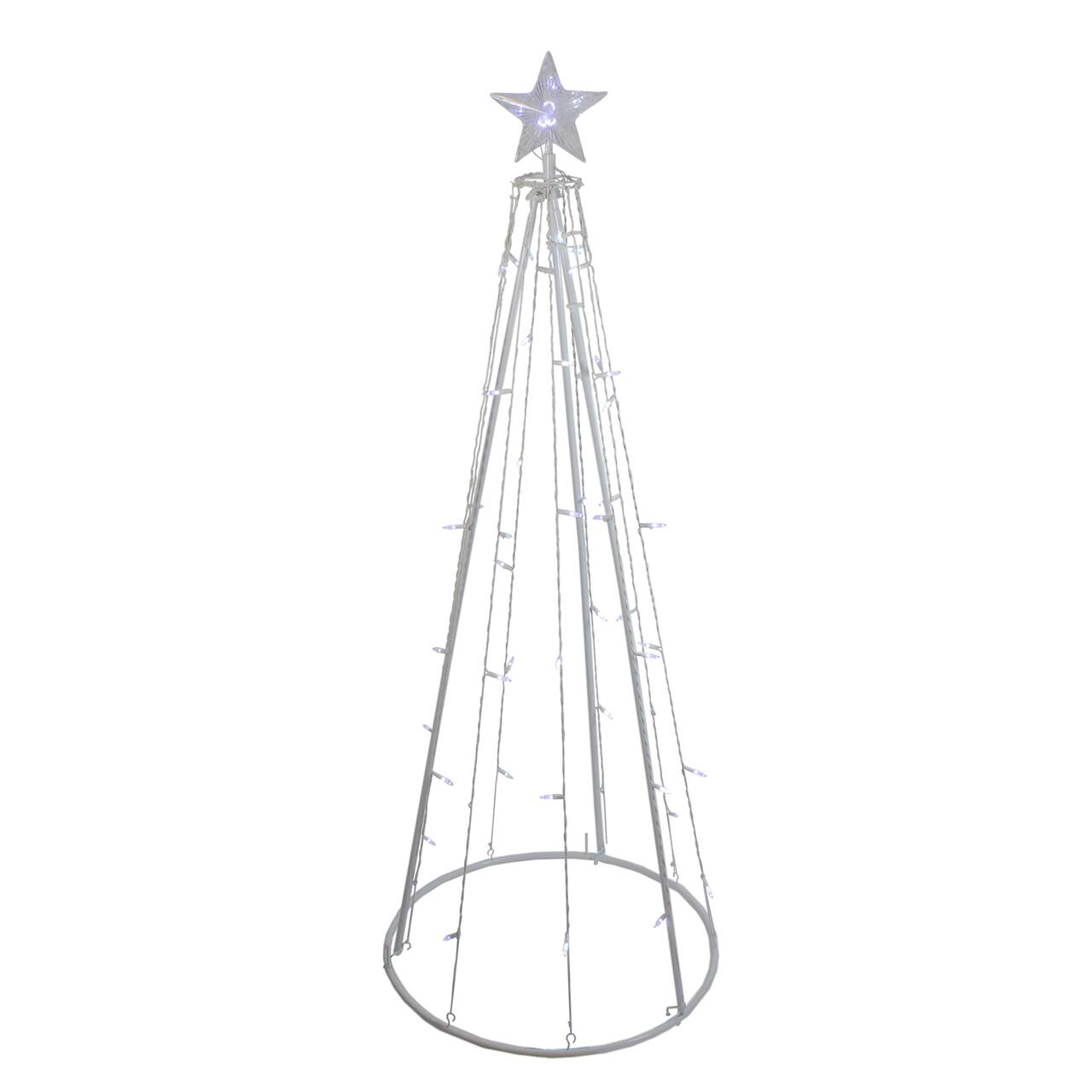 5ft. LED Lighted Cone Tree Christmas Decoration